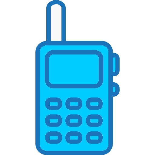 Walkie talkie Generic Blue icon