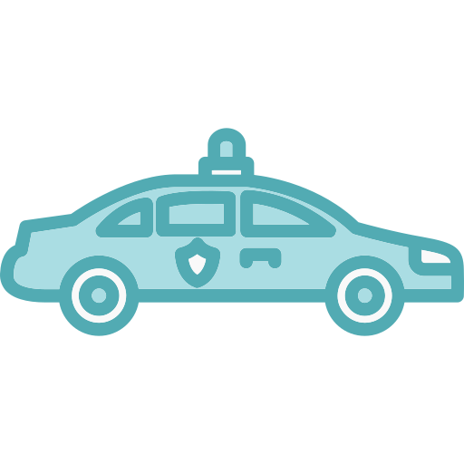 Police Car Generic Blue icon