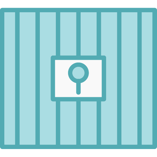 cárcel icono gratis