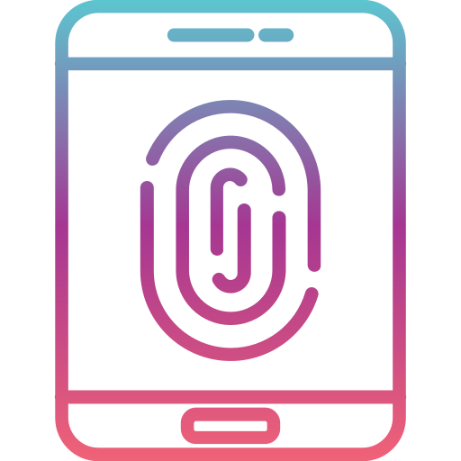 huella dactilar icono gratis