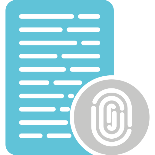 huella dactilar icono gratis