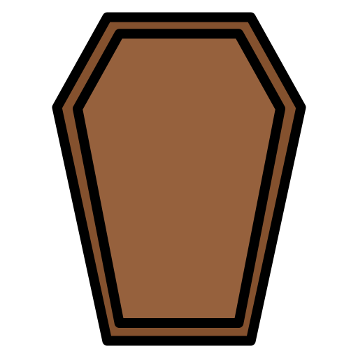 Coffin Generic Outline Color icon