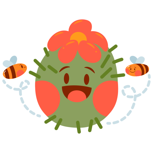 cactus gratis sticker