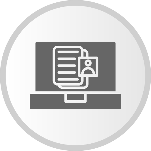 informacion personal icono gratis