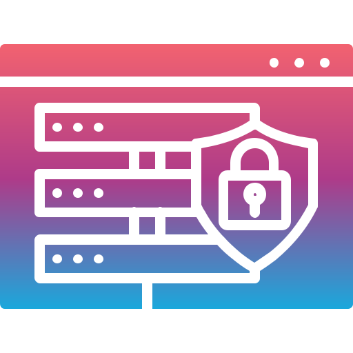 Database security Generic Flat Gradient icon