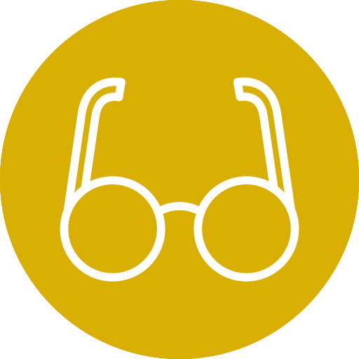 Glasses Generic Flat icon