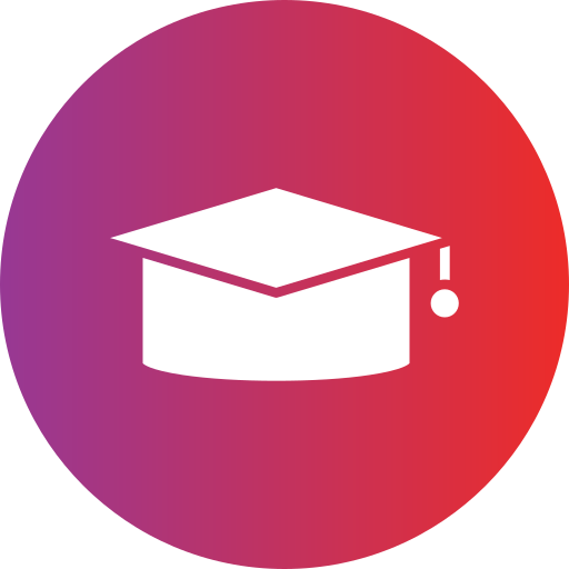 Mortarboard Generic Flat Gradient icon