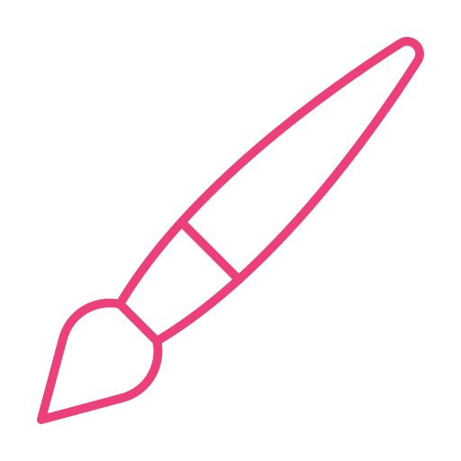 cepillo de pintura icono gratis