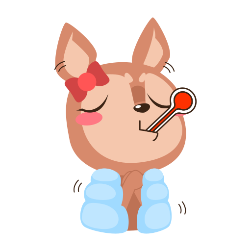 Fever free sticker