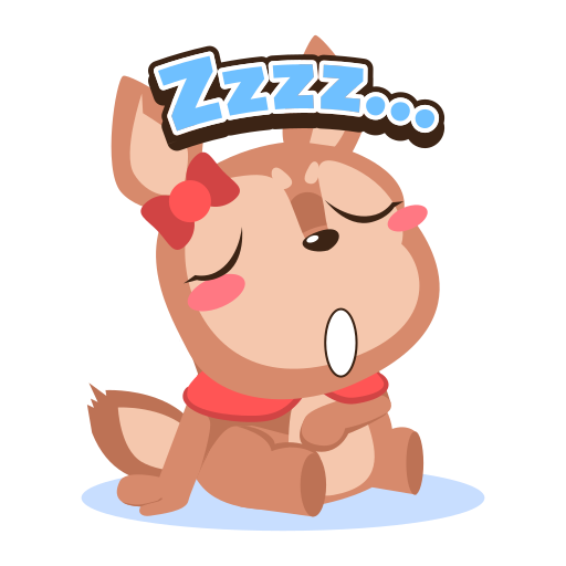 dormir gratis sticker