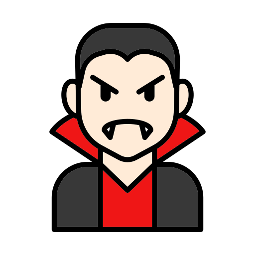 Dracula Generic Outline Color icon