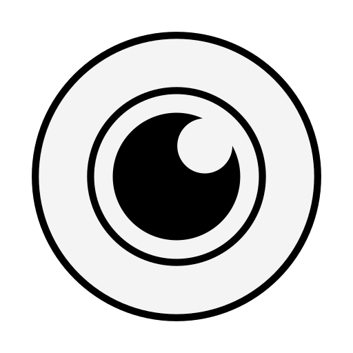 Eyeball Generic Outline Color icon