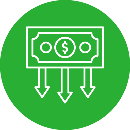 inflación icono gratis