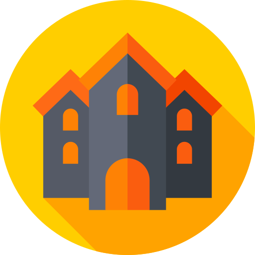 castillo fantasma icono gratis