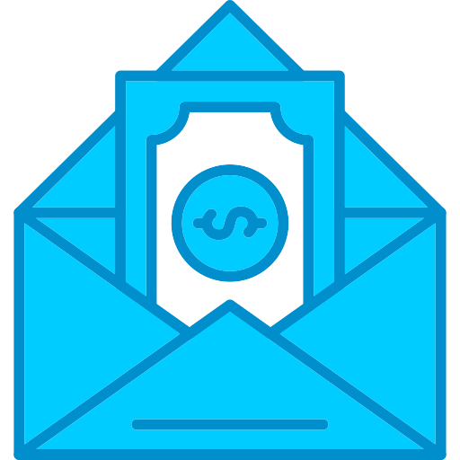 Envelope Generic Blue icon