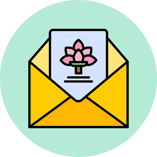 invitación icono gratis