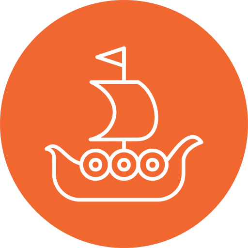 Viking ship Generic Flat icon