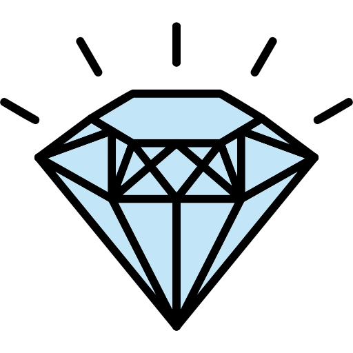 Gem Generic Outline Color icon