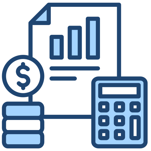 Accounting Generic Blue icon