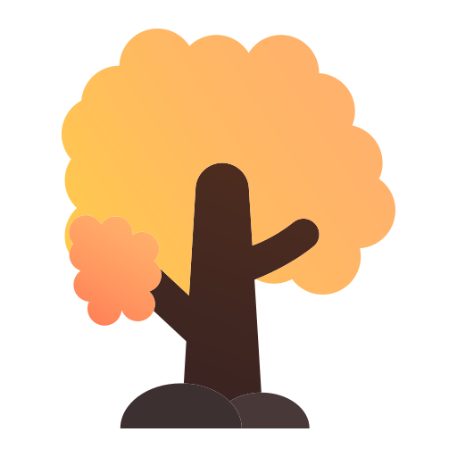 Tree Generic Flat Gradient icon