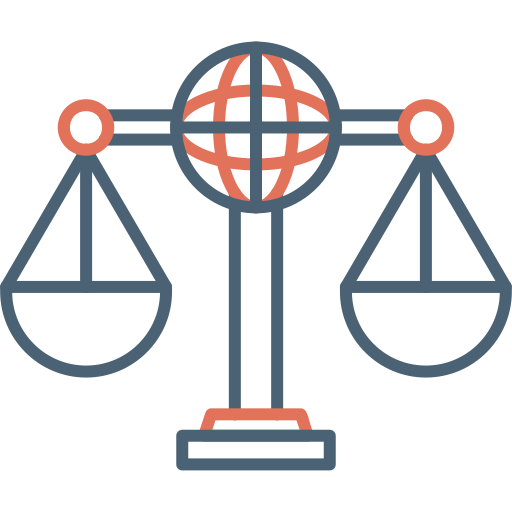 International law Generic Outline Color icon