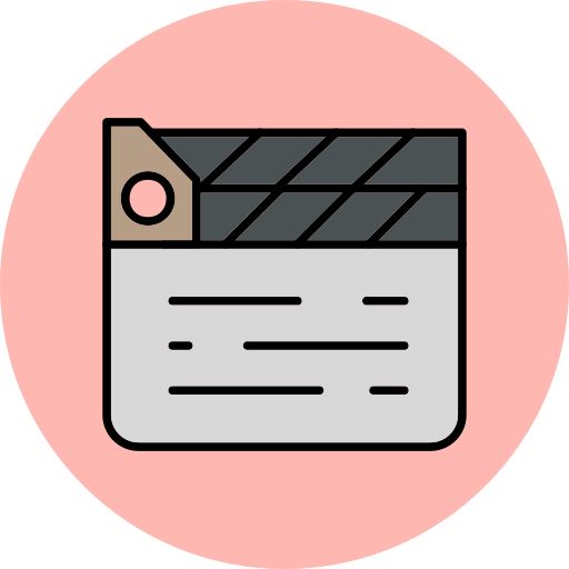 Filmmaking Generic Outline Color icon