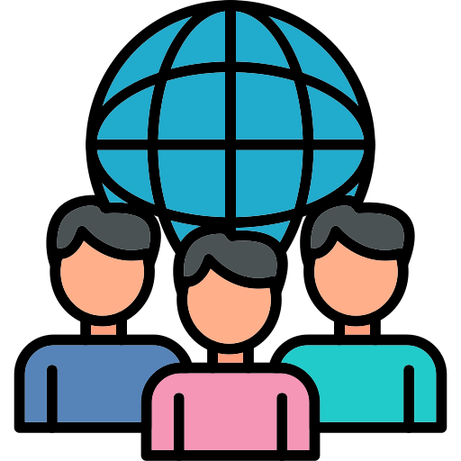 International relations Generic Outline Color icon