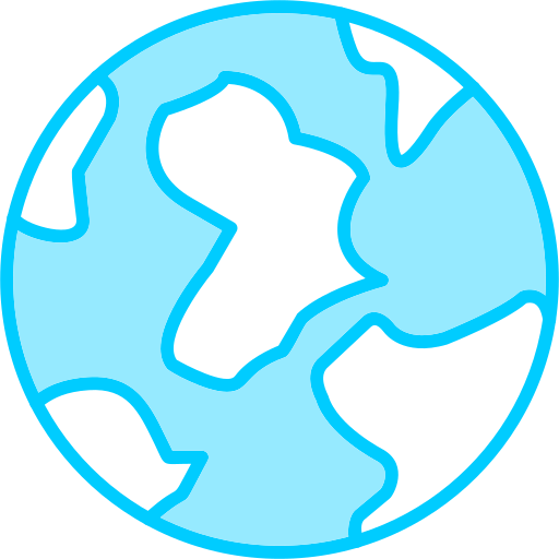 en todo el mundo icono gratis