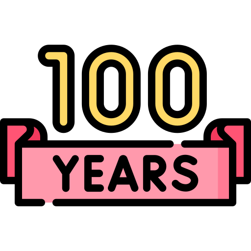 100 ans Icône gratuit 100 ans Icône gratuit