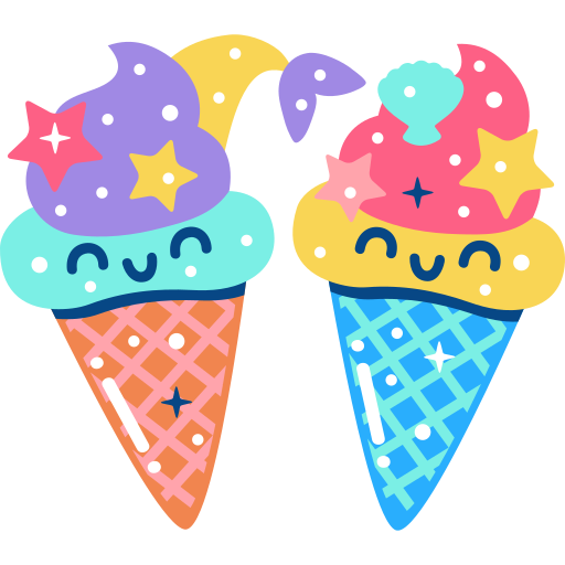 Ice cream Stickers - Free food Stickers