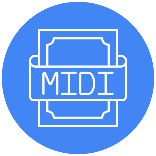 midi icono gratis