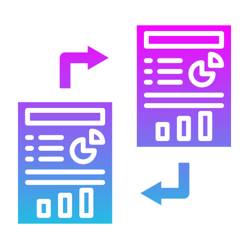 transferencia de archivos icono gratis