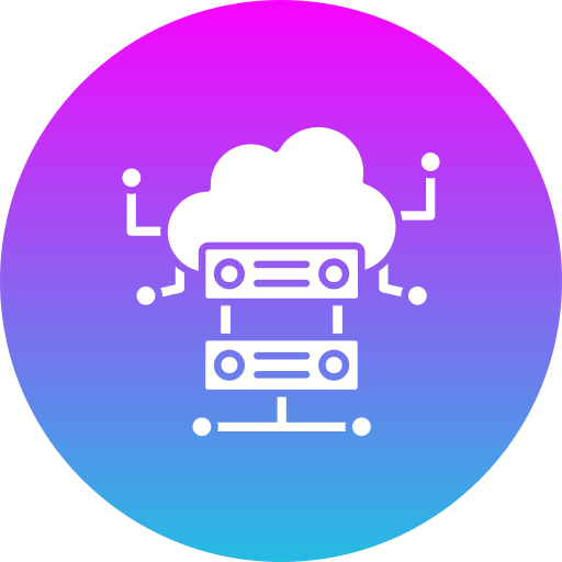 Cloud Server Free Icon