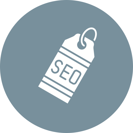 etiqueta seo icono gratis