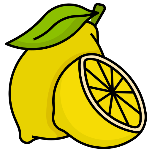 Lemon Generic Outline Color icon