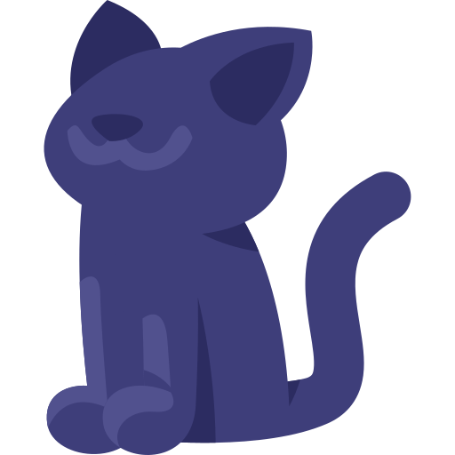 Black cat Generic Flat icon