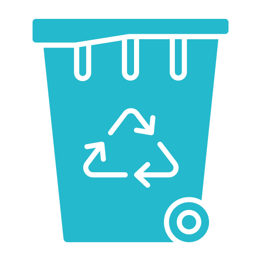 tacho de reciclaje icono gratis