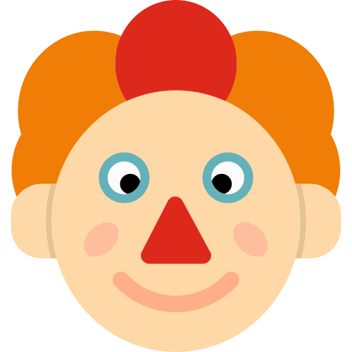 payaso icono gratis