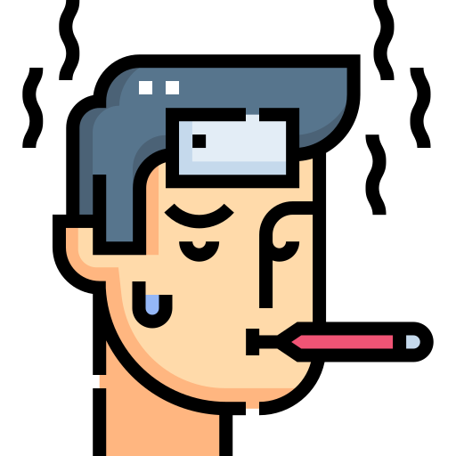 Fever free icon Fever free icon