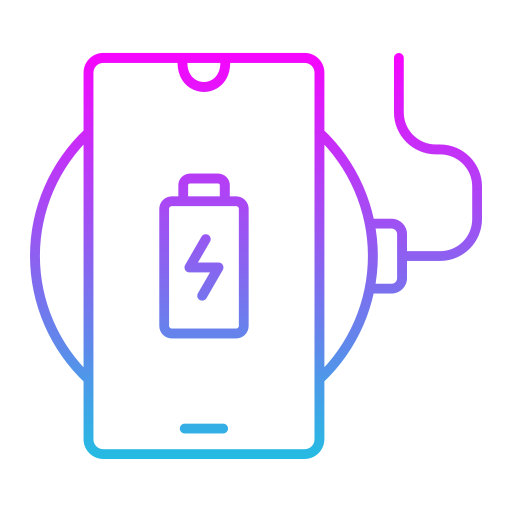 cargador inalámbrico icono gratis