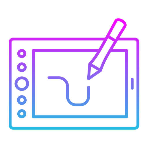 tableta digitalizadora icono gratis