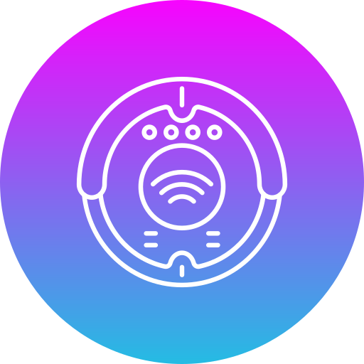 aspiradora robot icono gratis