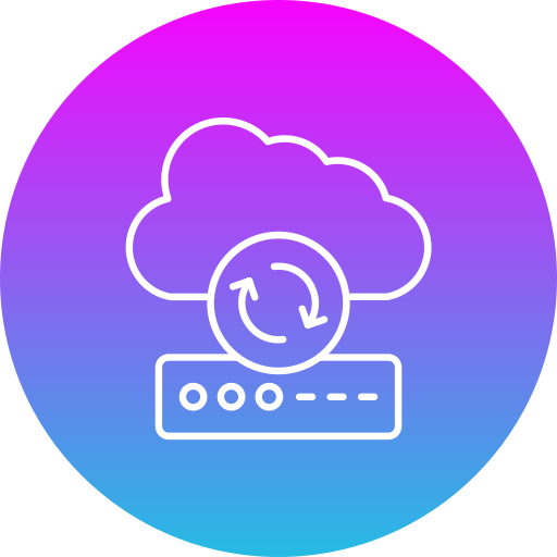 sincronización en la nube icono gratis