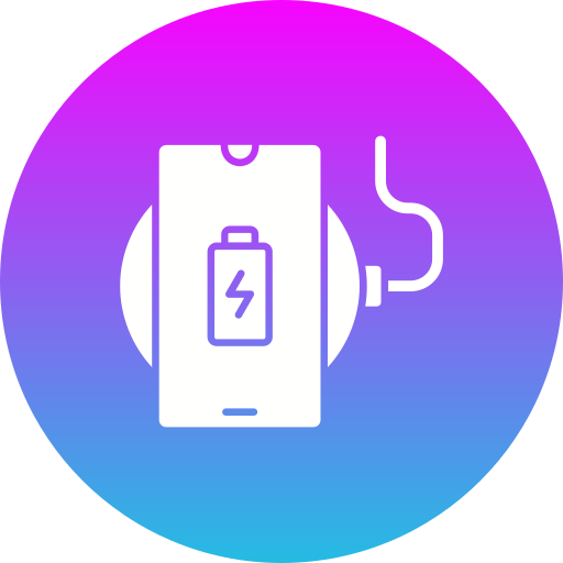 cargador inalámbrico icono gratis