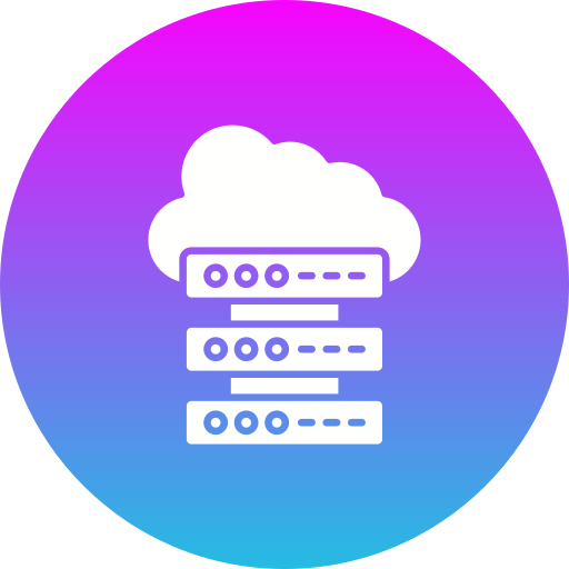 almacenamiento en la nube icono gratis