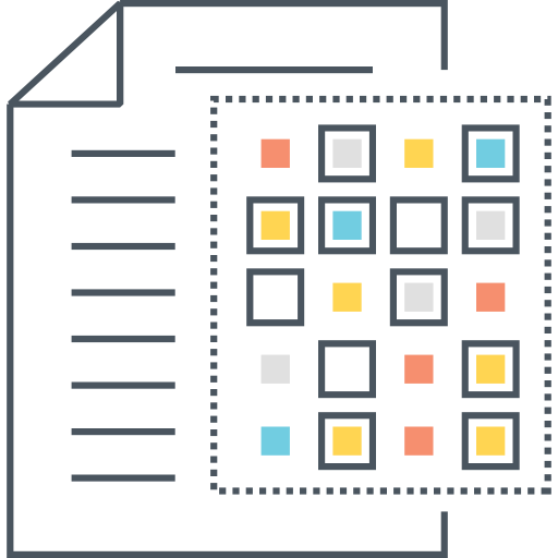 analítica de datos icono gratis