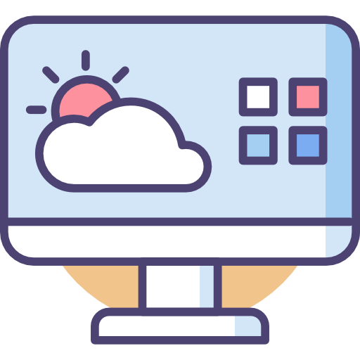 pronóstico del tiempo icono gratis