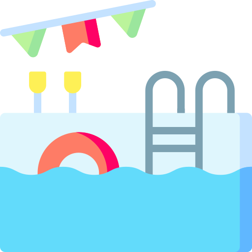 Free Vector  Hand drawn pool party labels