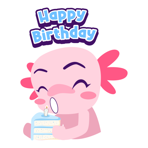 happy birthday grátis figurinha