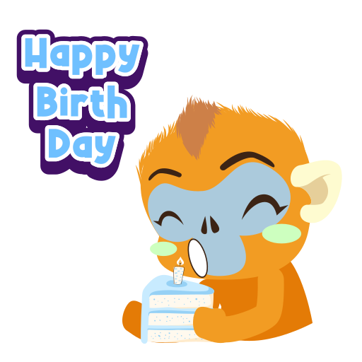 Happy Birthday free sticker Happy Birthday free sticker